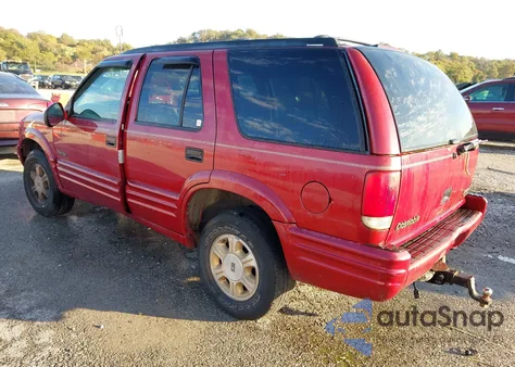 1997 Oldsmobile Bravada из США, поврежденный, VIN 1GHDT13W0V2719866